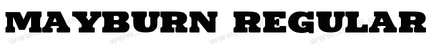 Mayburn Regular字体转换